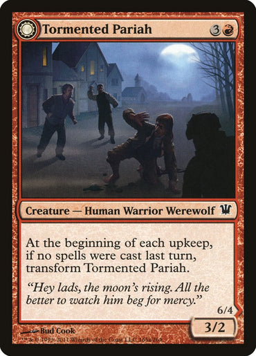 Tormented Pariah // Rampaging Werewolf [Innistrad]