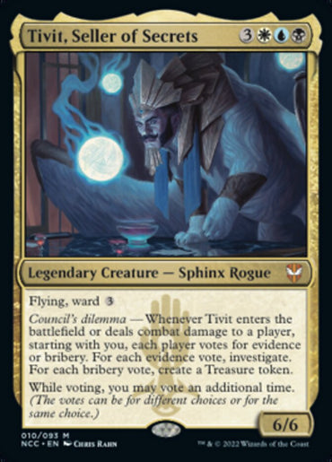 Tivit, Seller of Secrets [Streets of New Capenna Commander]