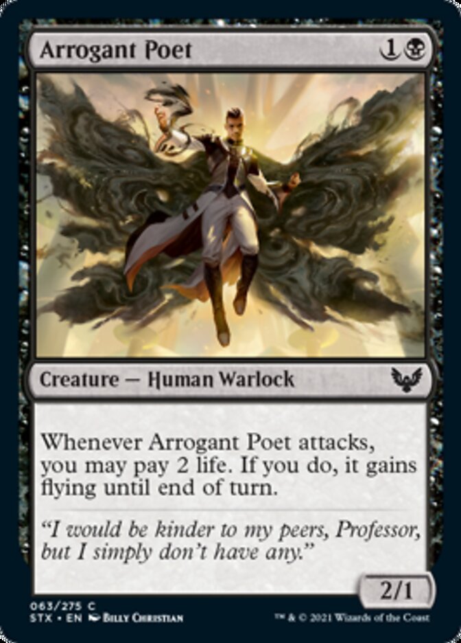 Arrogant Poet [Strixhaven: School of Mages]